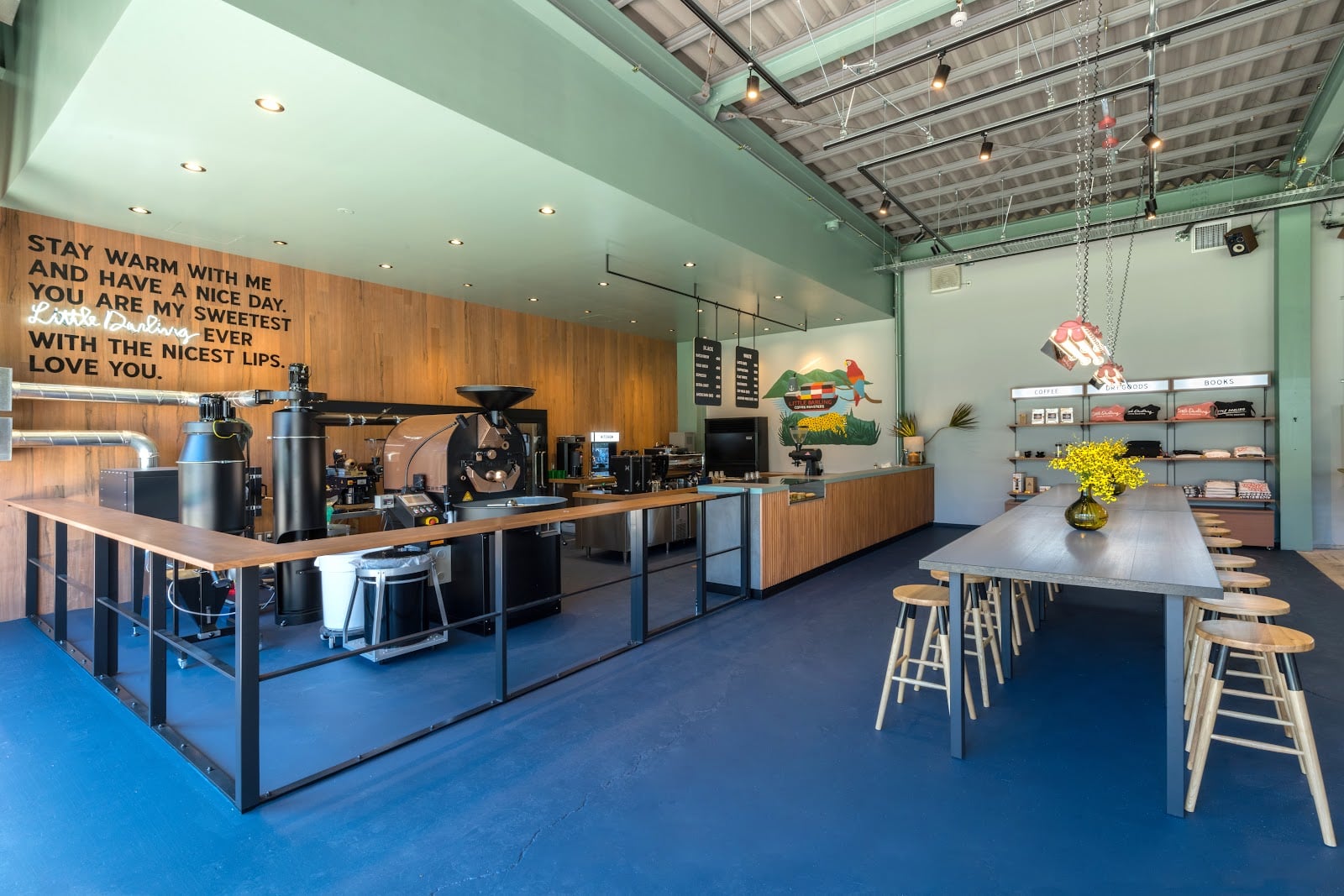 Little Darling Coffee Roasters interior