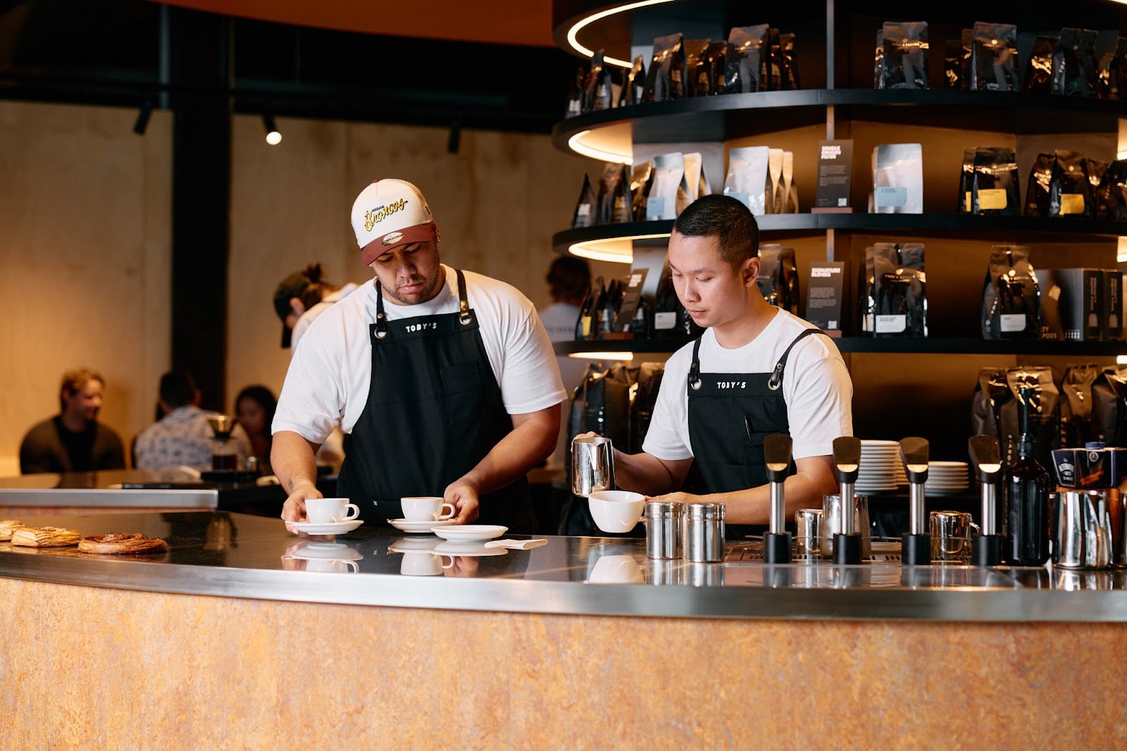 Specialty coffee in Newstead, Australia