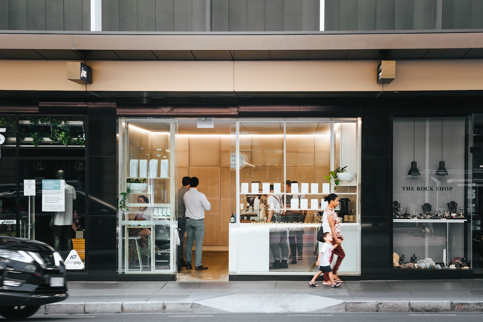 Industry Beans Adelaide St. interior