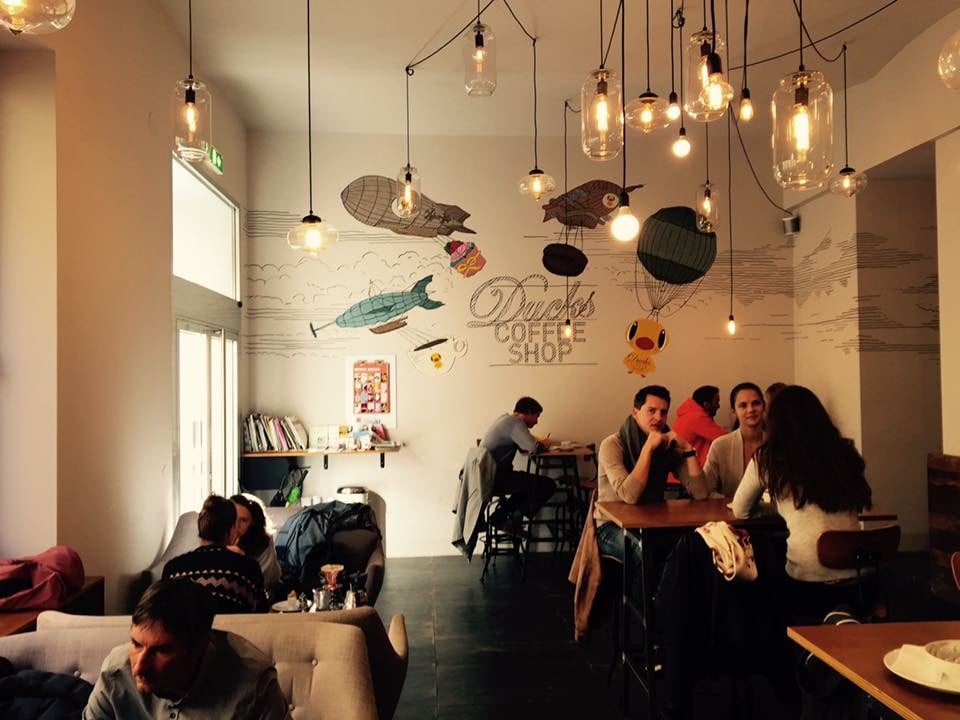 Ducks coffee shop interior