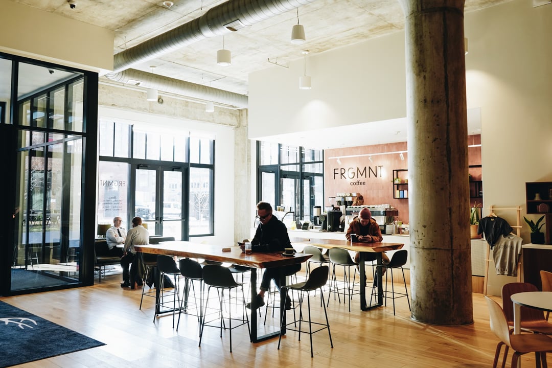 FRGMNT Coffee - North Loop interior