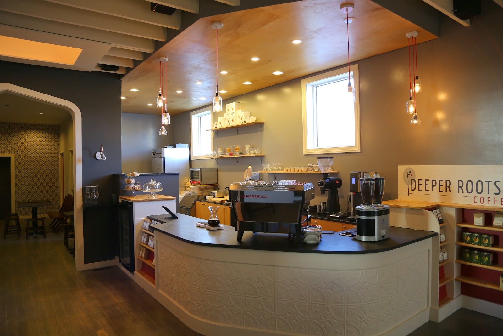 Deeper Roots Coffee interior